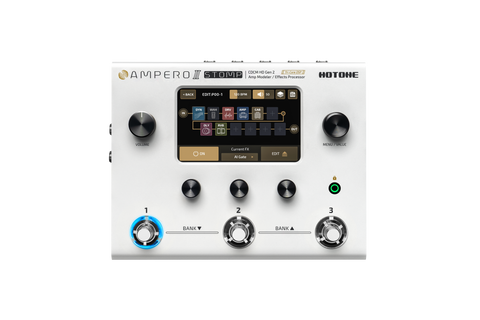 Hotone Ampero II Stomp Multi Effects Processor and Amp Modeler-ThePedalGuy