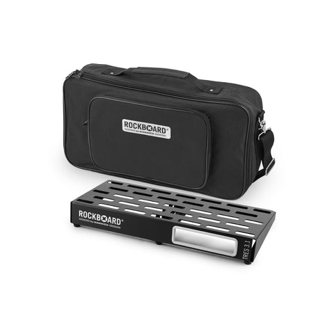 RockBoard TRES 3.1 1.67' x 9.29" Pedalboard with Gig Bag, Hook & Loop Tape, Cable Ties-ThePedalGuy