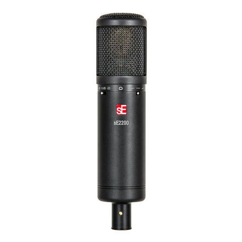 sE Electronics SE2200 Large Diaphram Cardiod Condenser Mic with Shockmount and Filter-ThePedalGuy
