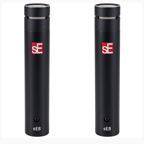 SE SE8-PAIR Factory Matched Pair of SE8 Microphones with Mounting and Case-ThePedalGuy